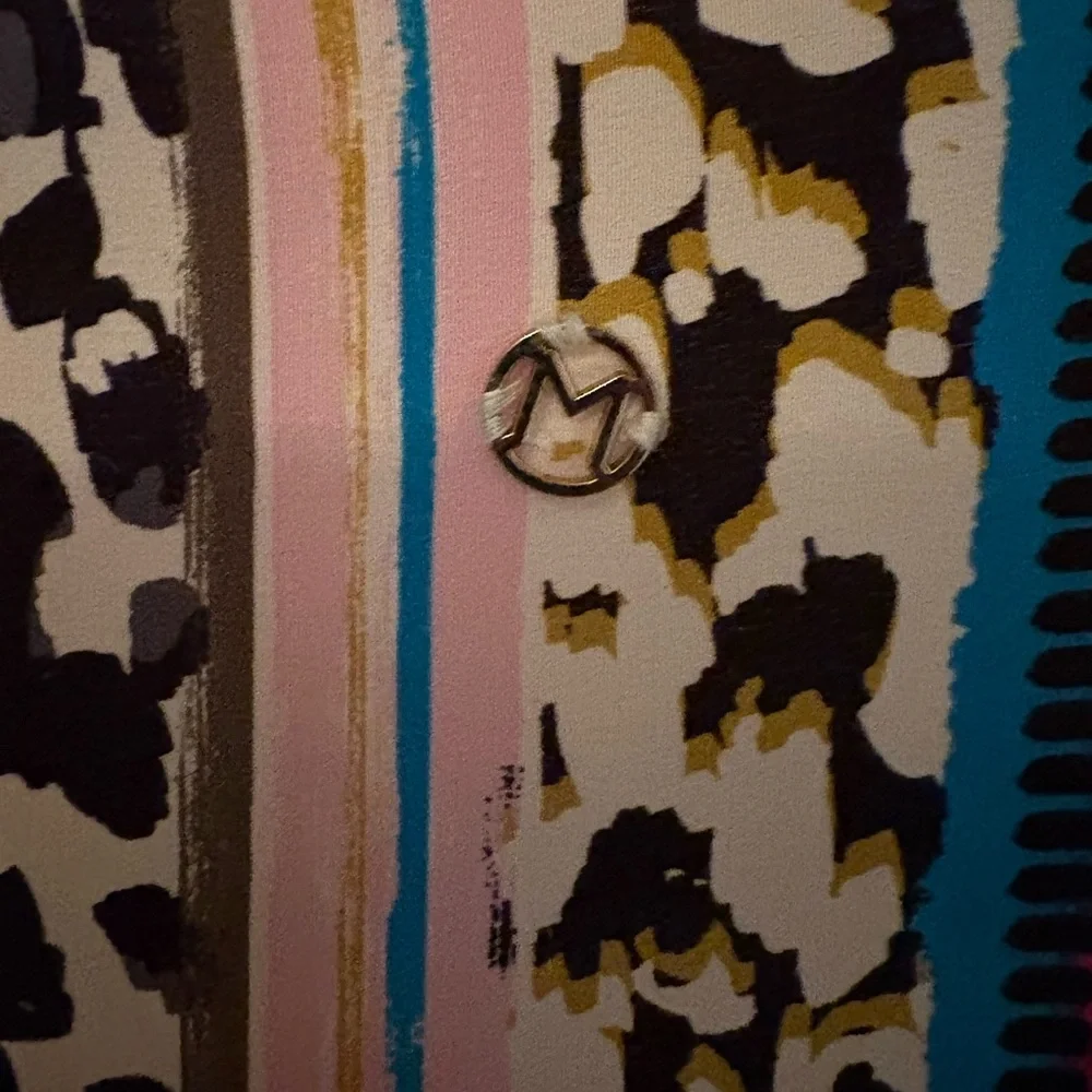 Marie Oliver Vibrant Striped Wrap Blouse - Picture 6 of 9